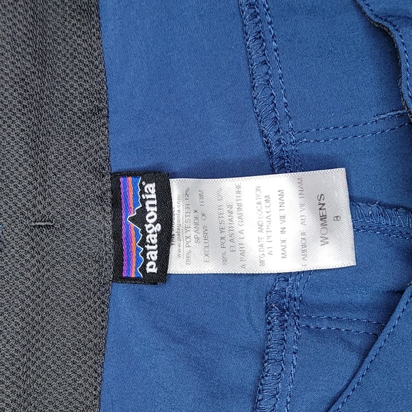 PATAGONIA ▪︎ WOMEN'S BLUE ATHLETIC SHORTS ▪︎ SIZE 8 - Picture 10 of 10